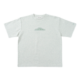 hira with mellow LOGO PONTE T-SHIRTS / Light Gray