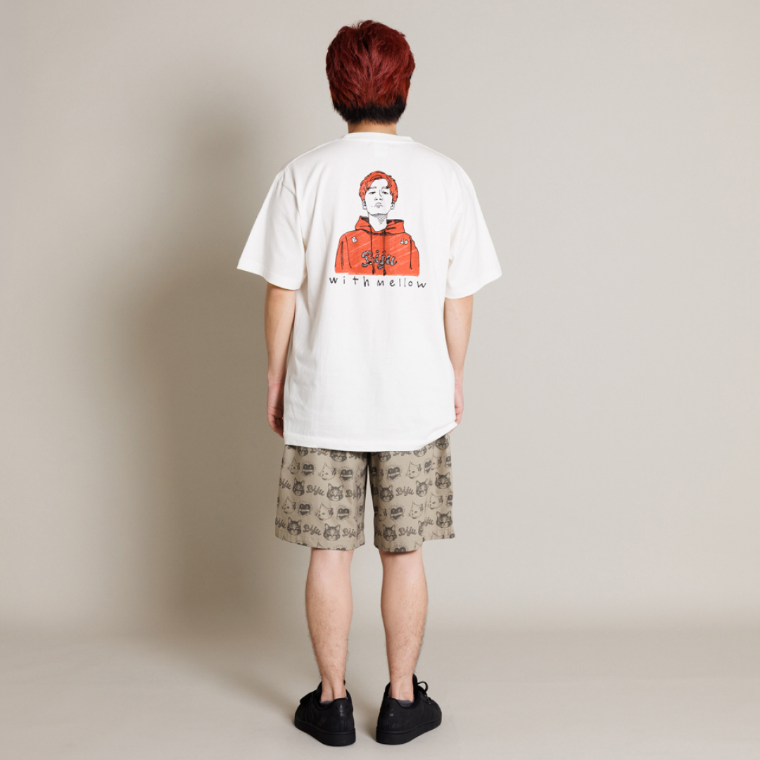 Biju with mellow HEART T-SHIRTS