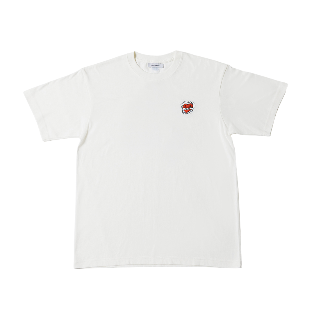 Biju with mellow HEART T-SHIRTS
