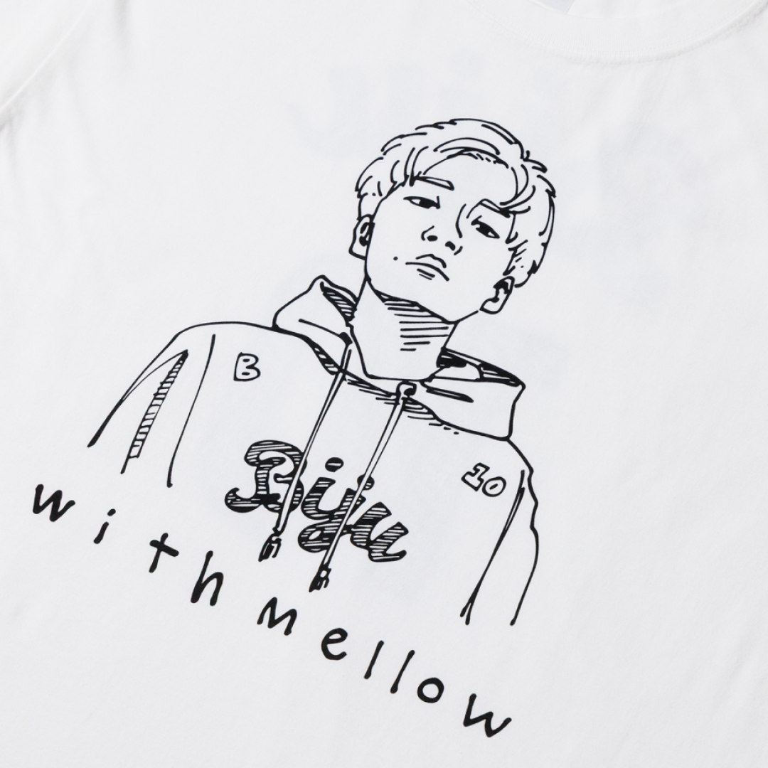 Biju with mellow I am Biju T-SHIRTS
