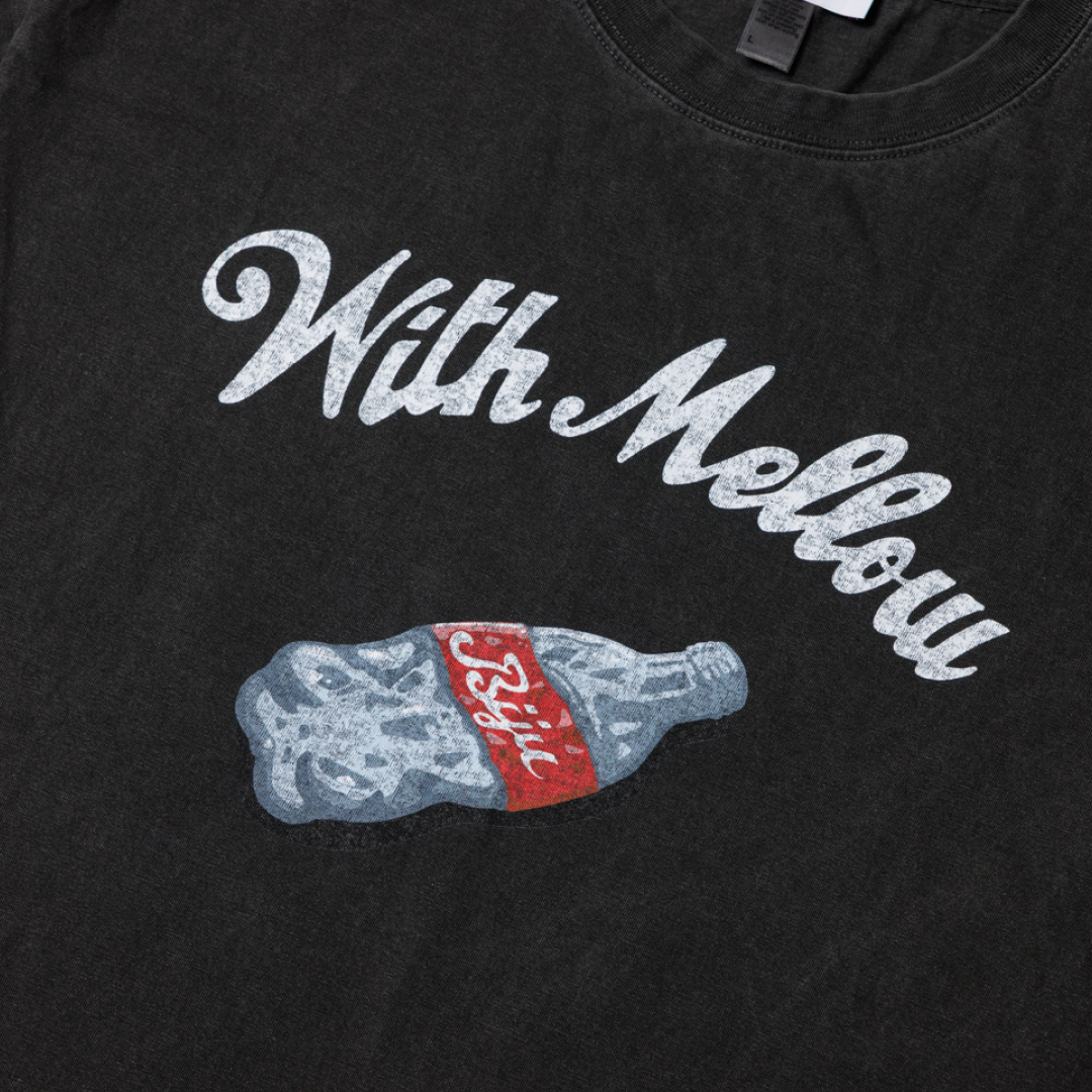 Biju with mellow MICROPHONE BAT T-SHIRTS