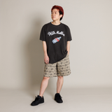 Biju with mellow MICROPHONE BAT T-SHIRTS