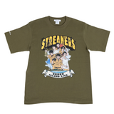 SUPER ISLAND LIFE with mellow  T-SHIRT / OLIVE