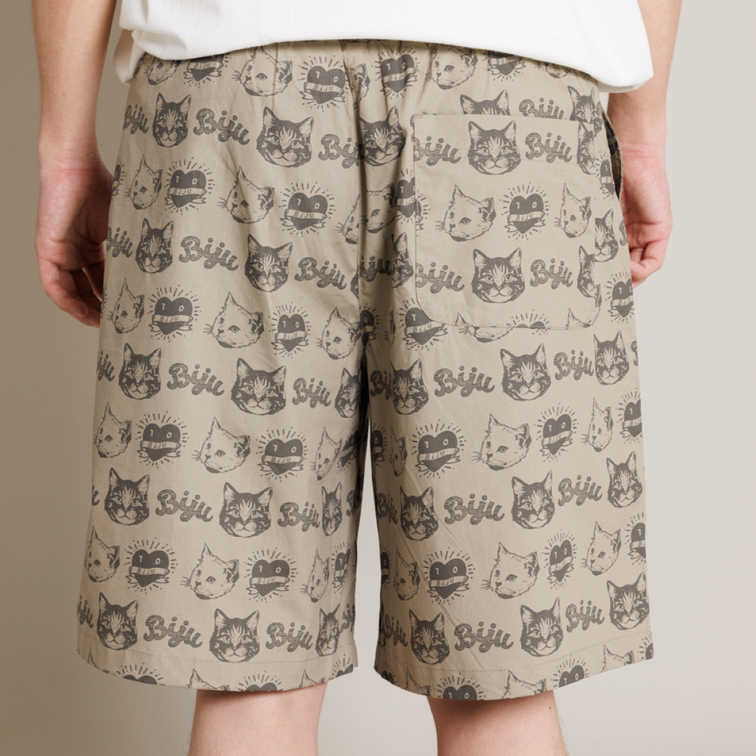 Biju with mellow TARO&CHIRO HALF PANTS