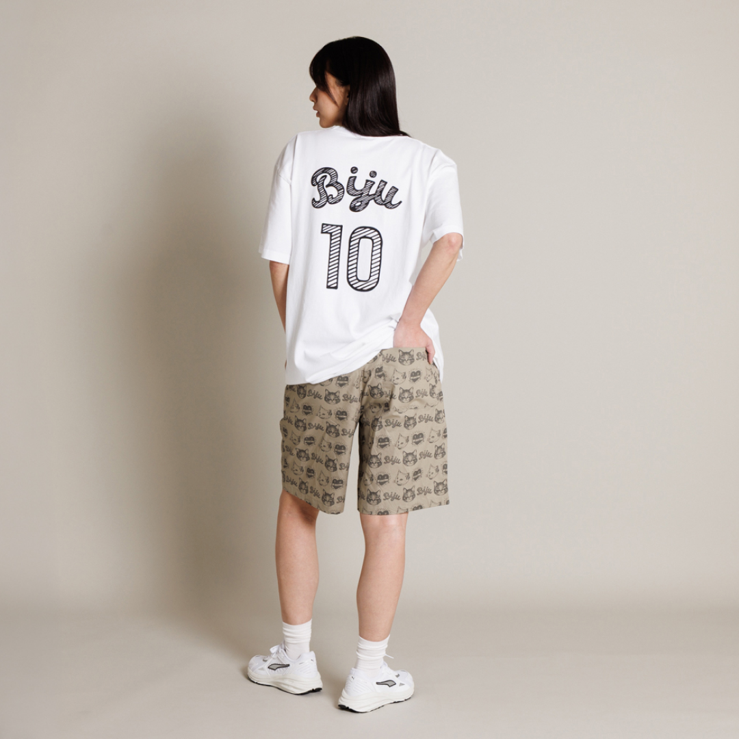 Biju with mellow TARO&CHIRO HALF PANTS