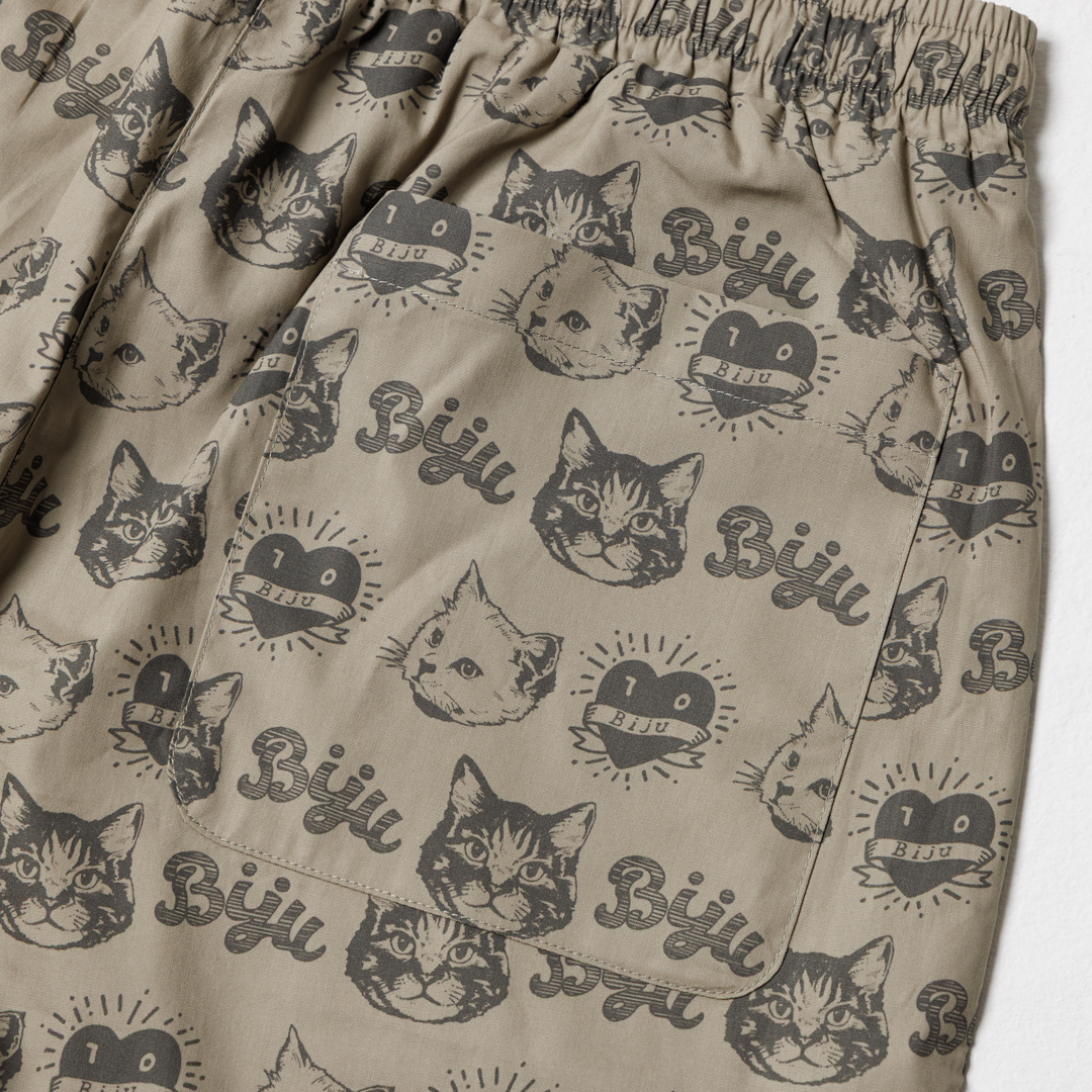 Biju with mellow TARO&CHIRO HALF PANTS