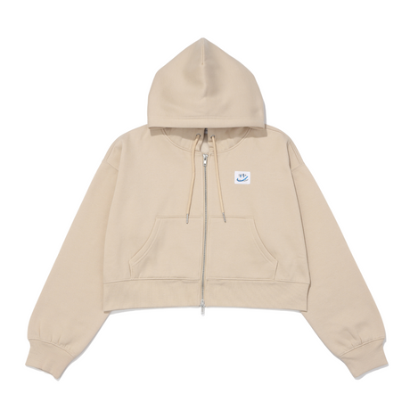 EXAM with mellow 2025 CROPPED ZIP HOODIE