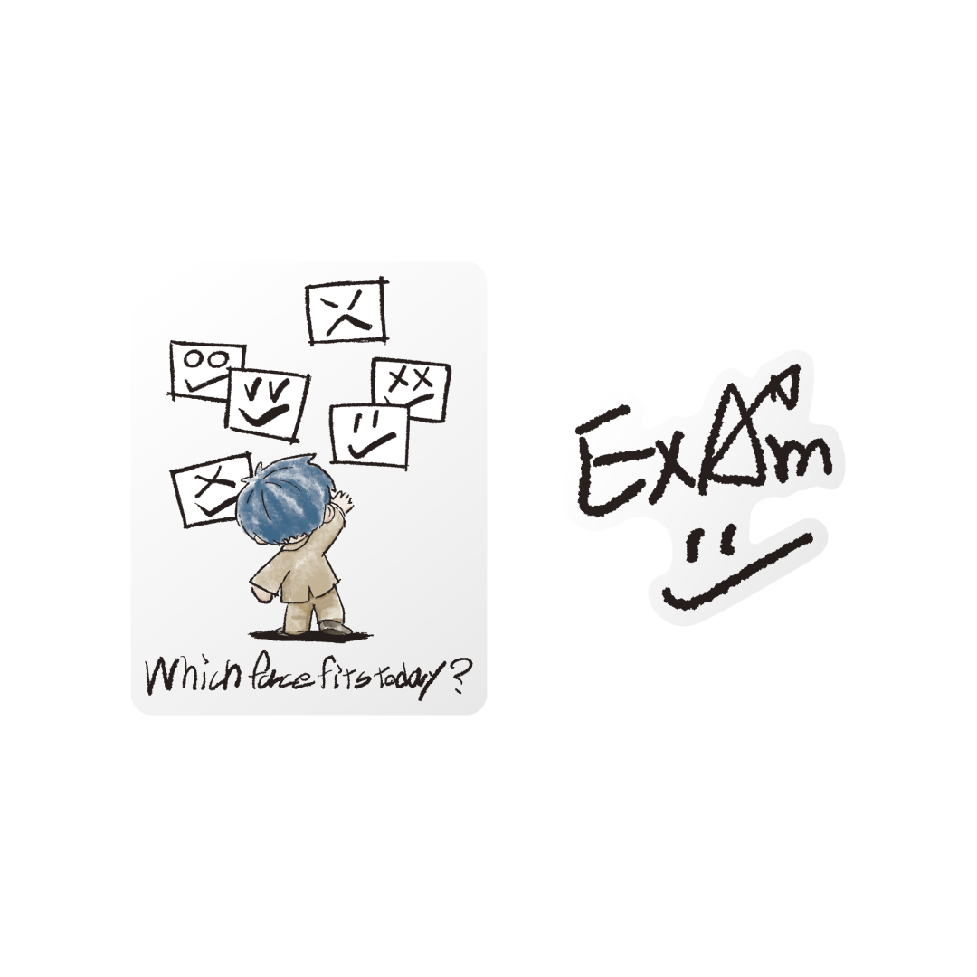EXAM with mellow 2025 STICKER SET