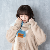 EXAM with mellow 2025 SHAGGY KNIT MUFFLER