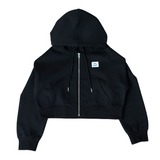 EXAM with mellow 2025 CROPPED ZIP HOODIE