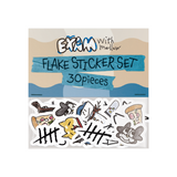 EXAM with mellow 2025 FLAKE STICKER SET