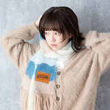 EXAM with mellow 2025 SHAGGY KNIT MUFFLER
