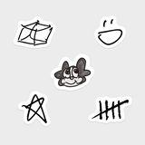 EXAM with mellow 2025 FLAKE STICKER SET