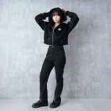 EXAM with mellow 2025 CROPPED ZIP HOODIE