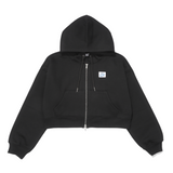 EXAM with mellow 2025 CROPPED ZIP HOODIE