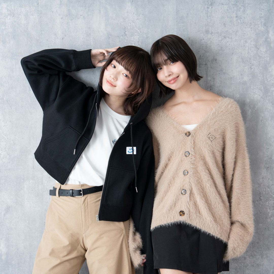 EXAM with mellow 2025 SHAGGY KNIT CARDIGAN / Mocha