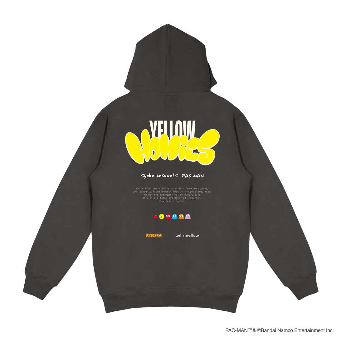 SYOKO × PAC-MAN YELLOW HOMIES HOODIE