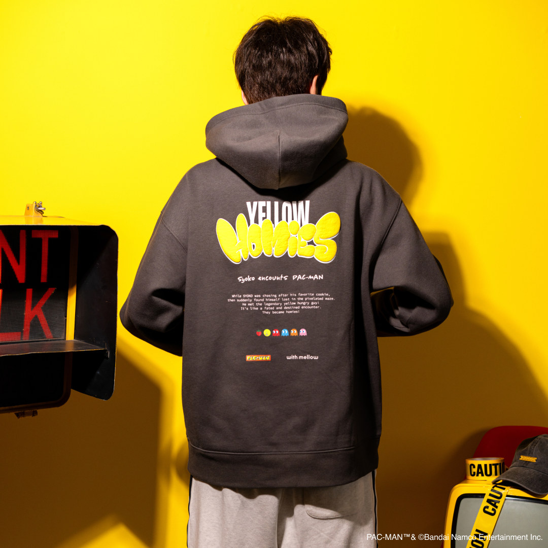 SYOKO × PAC-MAN YELLOW HOMIES HOODIE