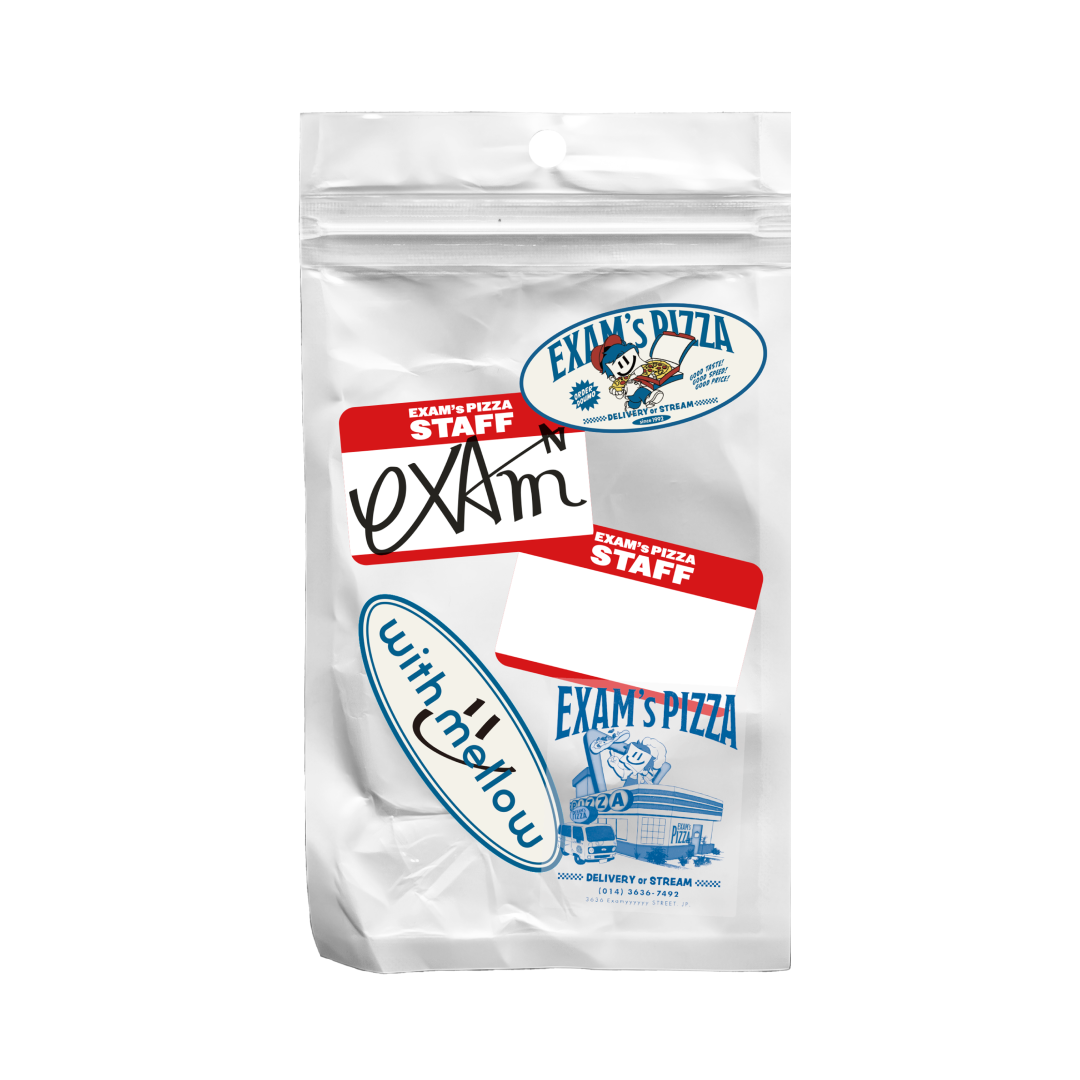 EXAM's PIZZA STICKER SET – with mellow Store