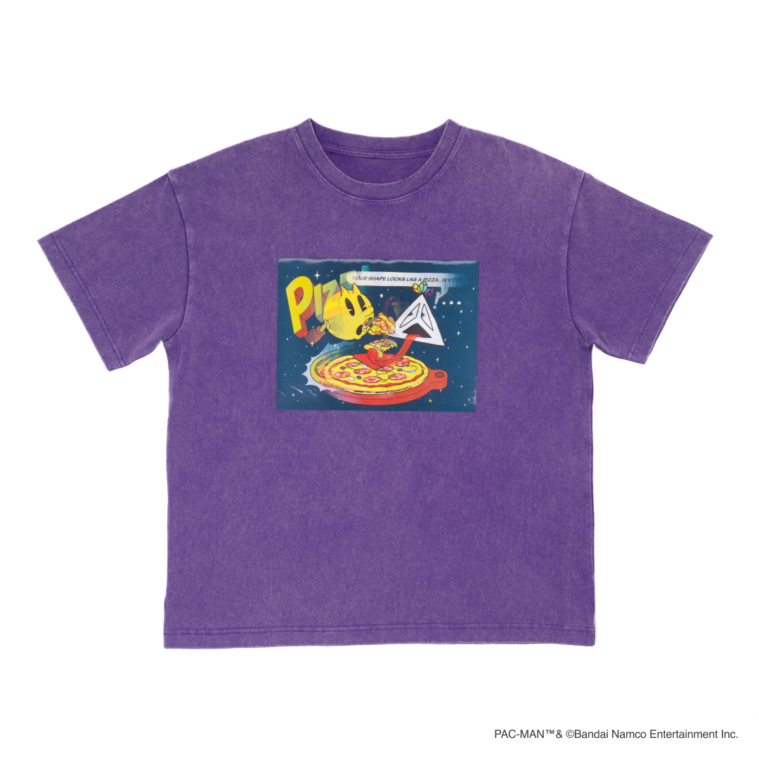 PIZZA GROOVE T-SHIRT / Purple