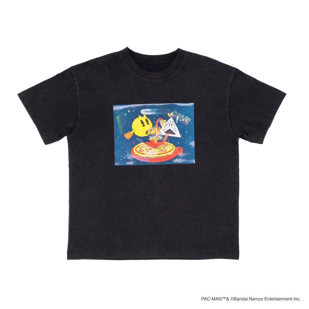 PIZZA GROOVE T-SHIRT / Black