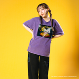 PIZZA GROOVE T-SHIRT / Purple